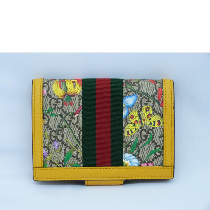 GUCCI グッチ/オフディアGGフローラ パスポートケース/598914//2778/Aランク/03
