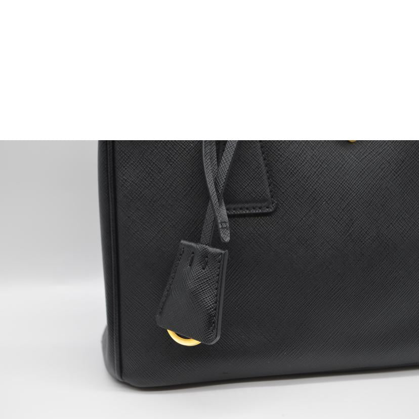 PRADA プラダ/ガレリアサフィアーノスモール2wayレザーハンド/ネロ/1BA896//110/Aランク/89