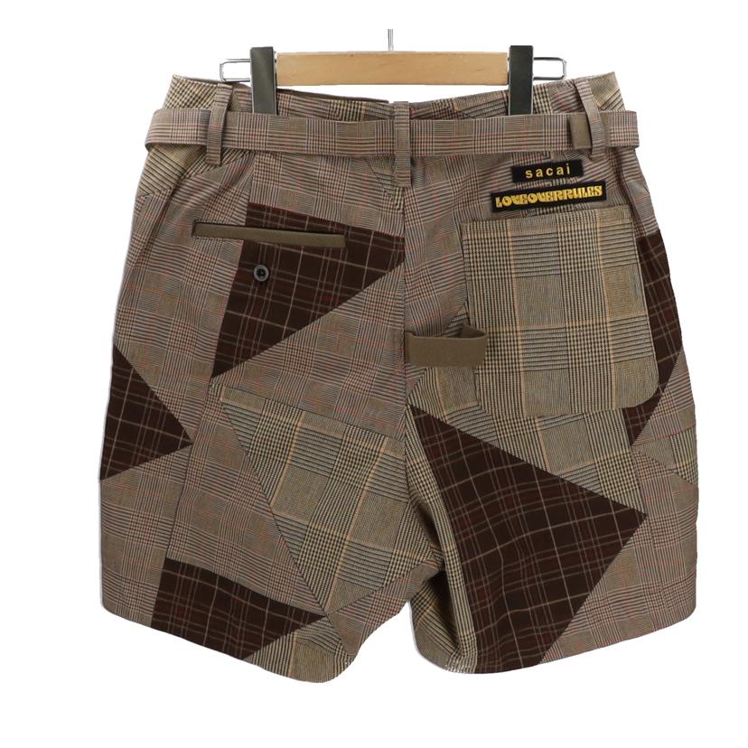 sacai サカイ sacai パッチワーク/SACAI パッチワークショートパンツ/21-02485M//Aランク/37