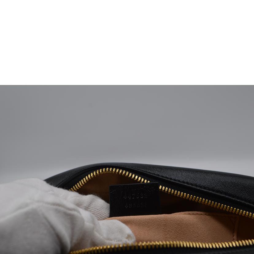 GUCCI グッチ/GGキャンバスマーモントチェーンレザーショルダー/447632//486***/SAランク/89