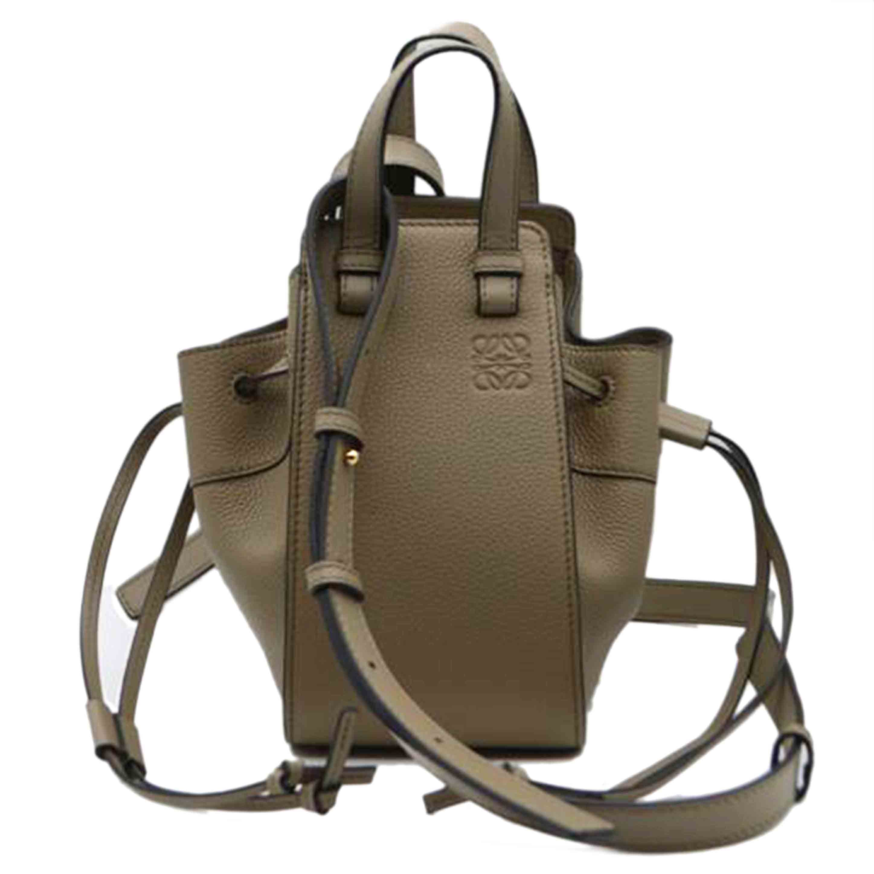 LOEWE ロエベ/ハンモック・ミニ/ソフトグレインカーフ/ローレルグリーン/A5380V07X15-2718//062***/SAランク/89