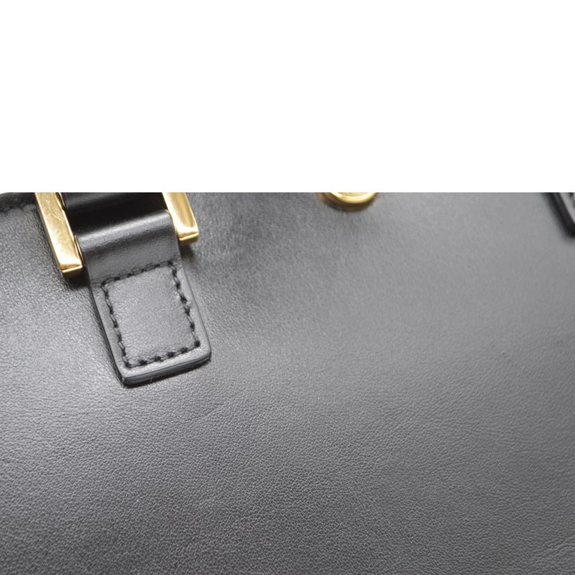 SAINT LAURENT サンローラン/ベイビーカバス・モノグラムカーフ/ノワール/568853//Y02**/Aランク/89