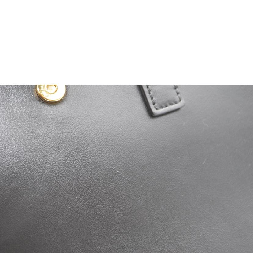 SAINT LAURENT サンローラン/ベイビーカバス・モノグラムカーフ/ノワール/568853//Y02**/Aランク/89