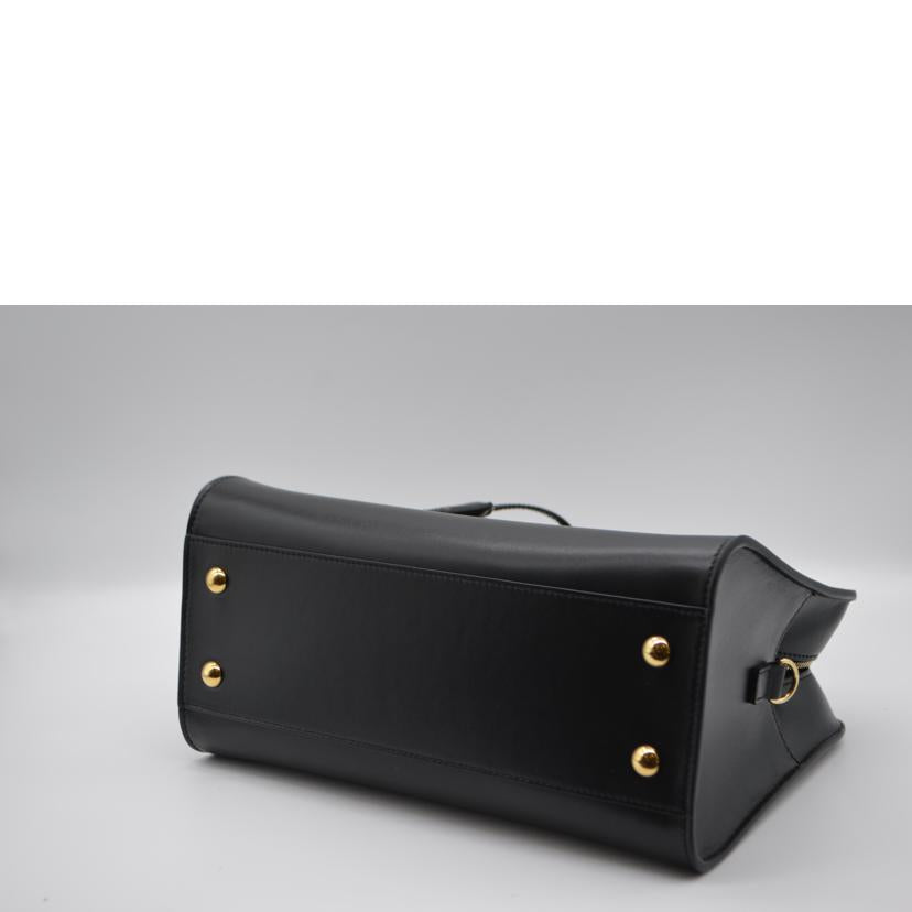 SAINT LAURENT サンローラン/ベイビーカバス・モノグラムカーフ/ノワール/568853//Y02**/Aランク/89