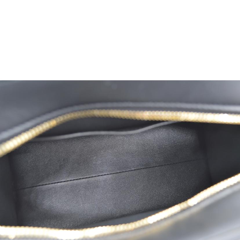 SAINT LAURENT サンローラン/ベイビーカバス・モノグラムカーフ/ノワール/568853//Y02**/Aランク/89