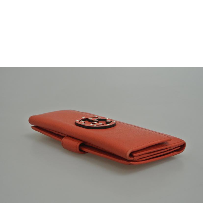 GUCCI グッチ/インターロッキングG/レザー長財布/赤/231843//2067/Bランク/87