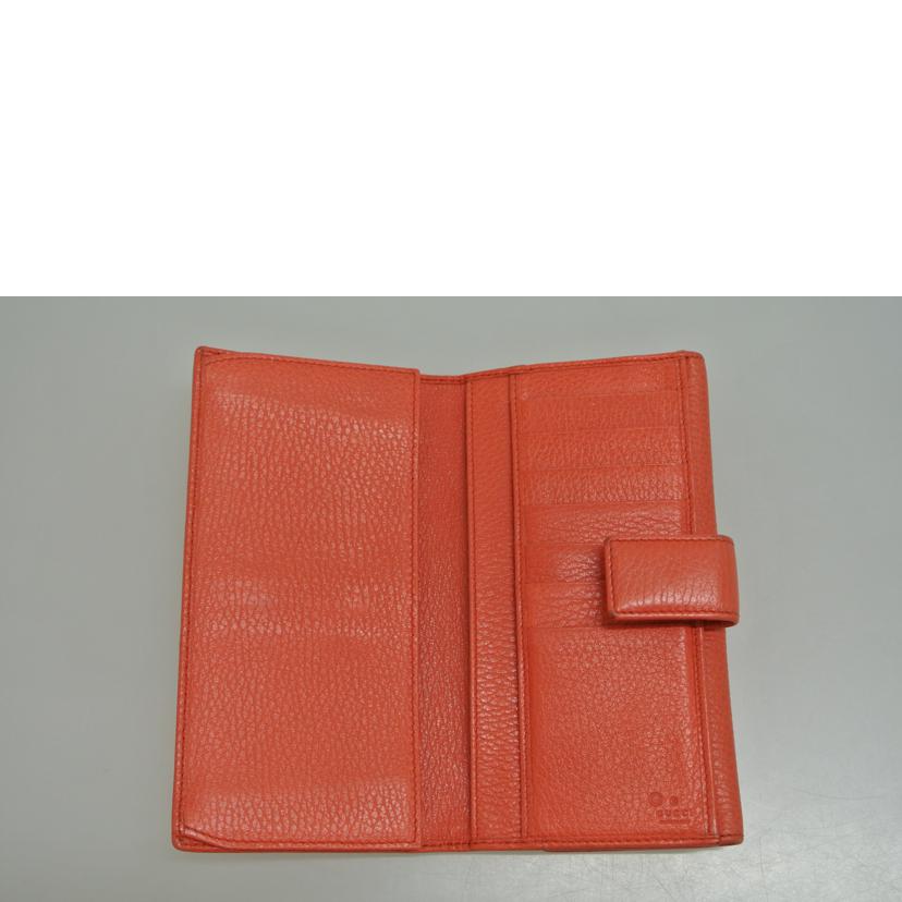 GUCCI グッチ/インターロッキングG/レザー長財布/赤/231843//2067/Bランク/87