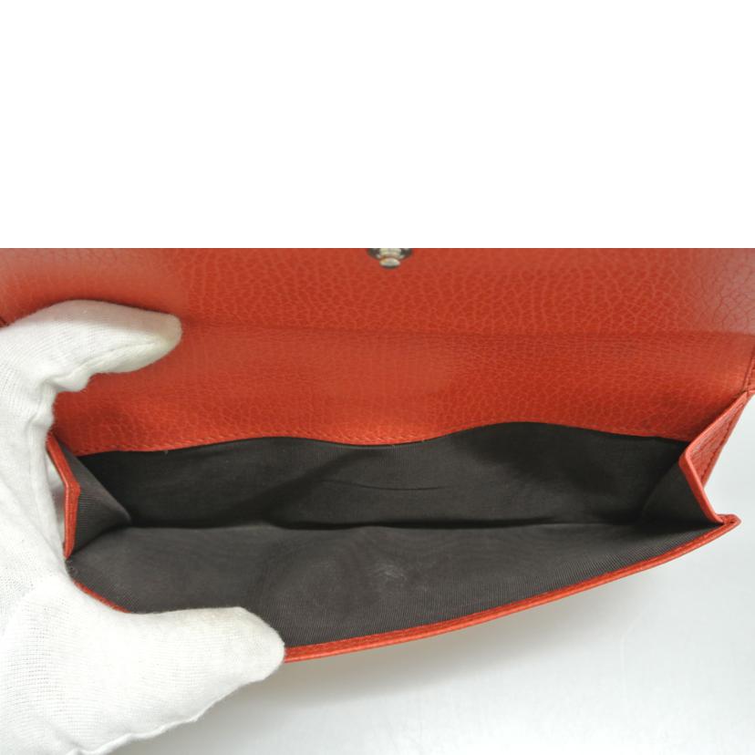 GUCCI グッチ/インターロッキングG/レザー長財布/赤/231843//2067/Bランク/87