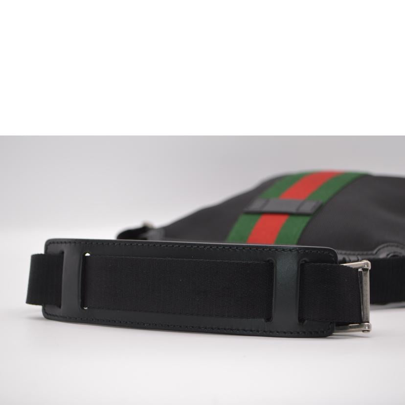 GUCCI グッチ/テクノキャンバスシェリーラインレザーショルダー/631195//213***/Aランク/89