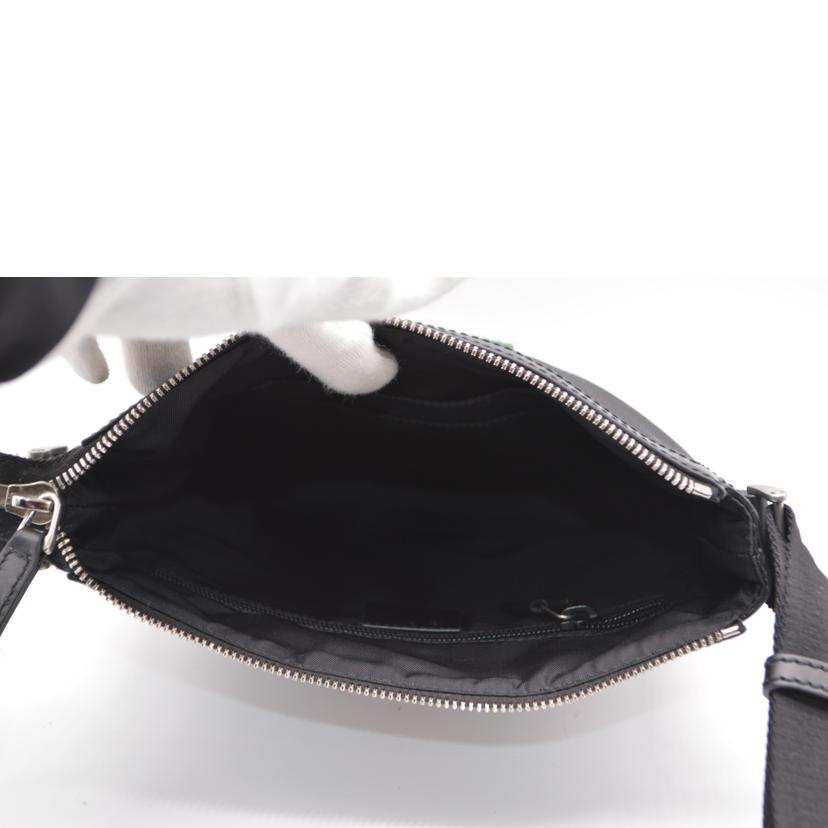 GUCCI グッチ/テクノキャンバスシェリーラインレザーショルダー/631195//213***/Aランク/89