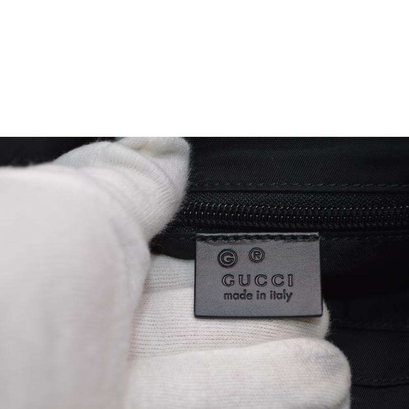 GUCCI グッチ/テクノキャンバスシェリーラインレザーショルダー/631195//213***/Aランク/89