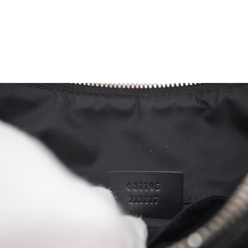 GUCCI グッチ/テクノキャンバスシェリーラインレザーショルダー/631195//213***/Aランク/89