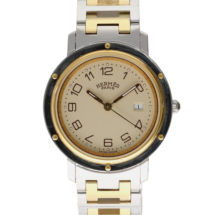 HERMES エルメス/クリッパーデイト/ベルトネジ固着/CL3.440//772***/Bランク/06