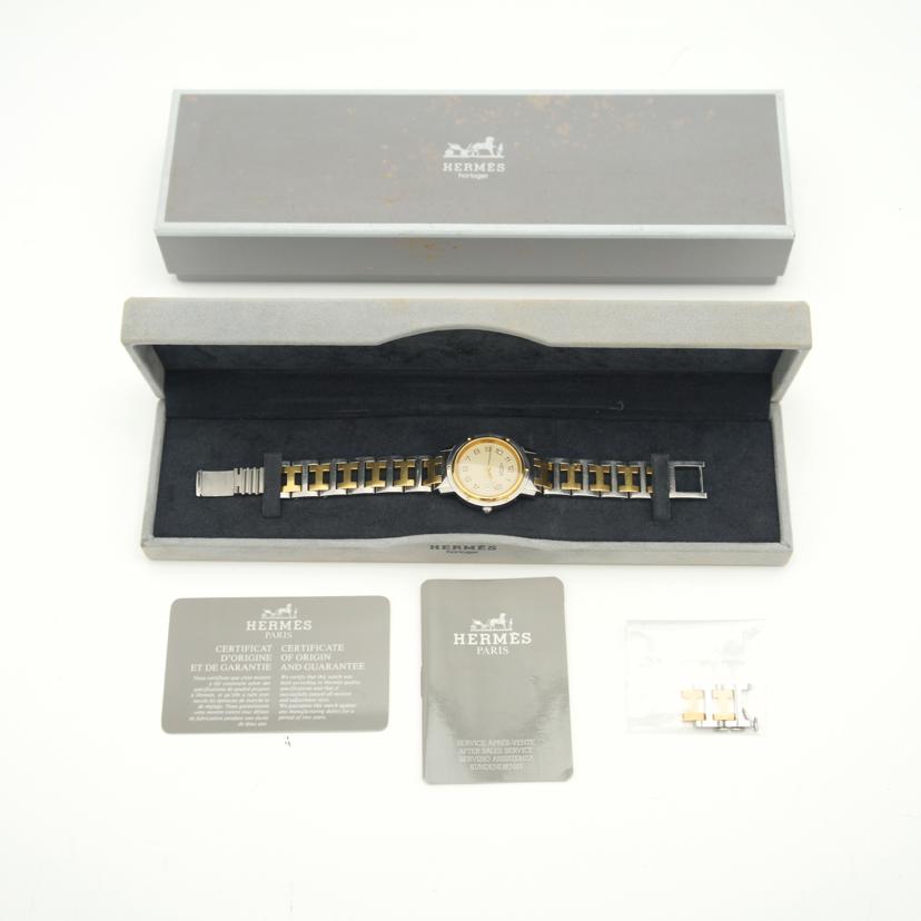 HERMES エルメス/クリッパーデイト/ベルトネジ固着/CL3.440//772***/Bランク/06