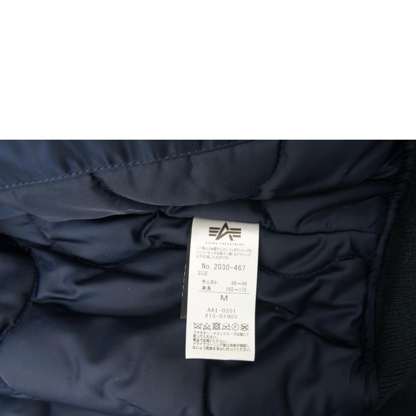 ALPHA INDUSTRIES アルファインダストリーズ/ミリタリージャケット/フライトジャケット/ネイビー/2030-467//SAランク/05