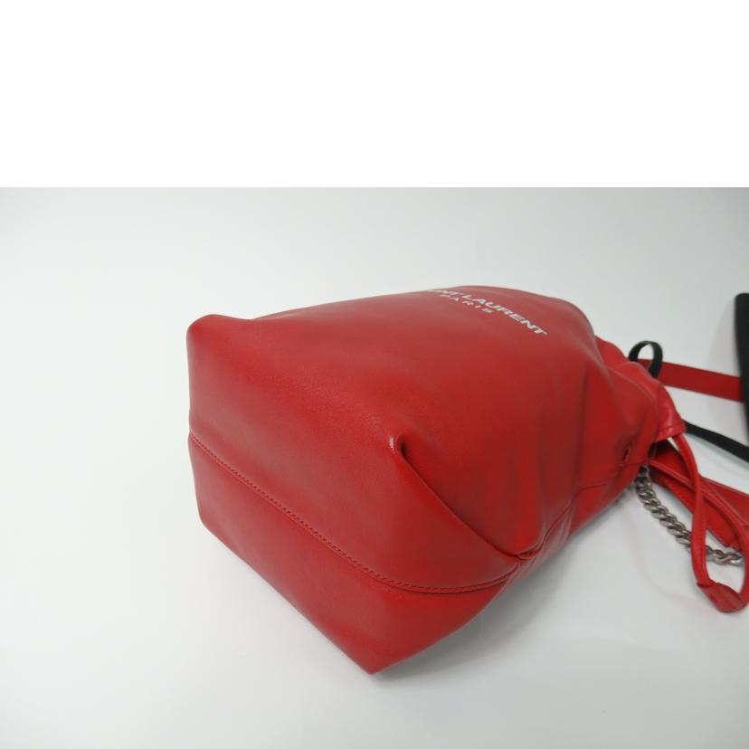 SAINT LAURENT サンローラン/テディ/ショルダーバッグ/赤/583328//0319/Aランク/84