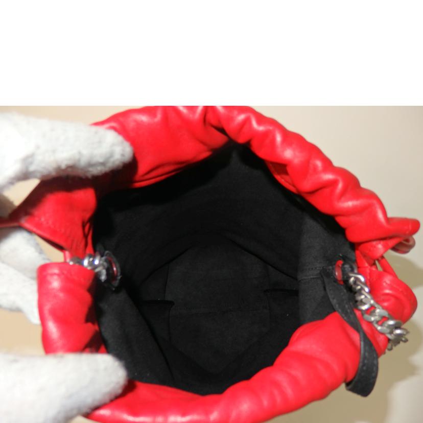 SAINT LAURENT サンローラン/テディ/ショルダーバッグ/赤/583328//0319/Aランク/84