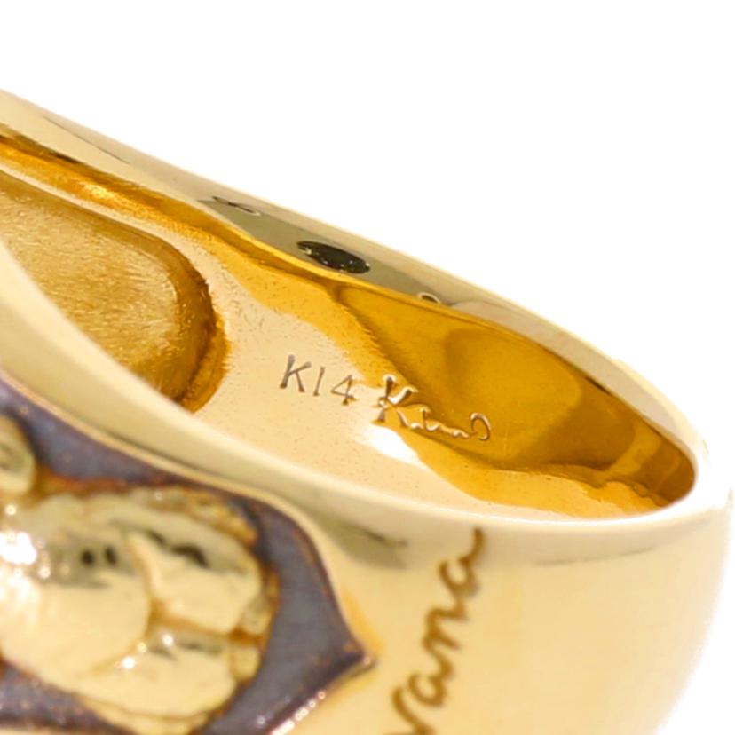 /◎ ケイウノ/K14リング//Aランク/75