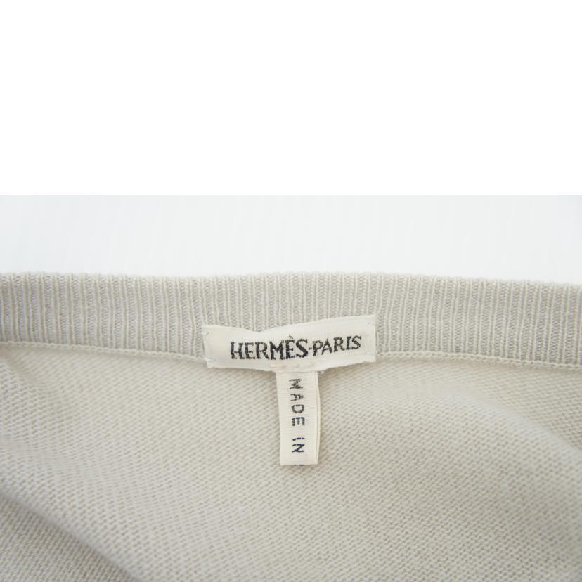 HERMES エルメス/カシミヤ アンサンブルセット/グレイジュ //ABランク/94