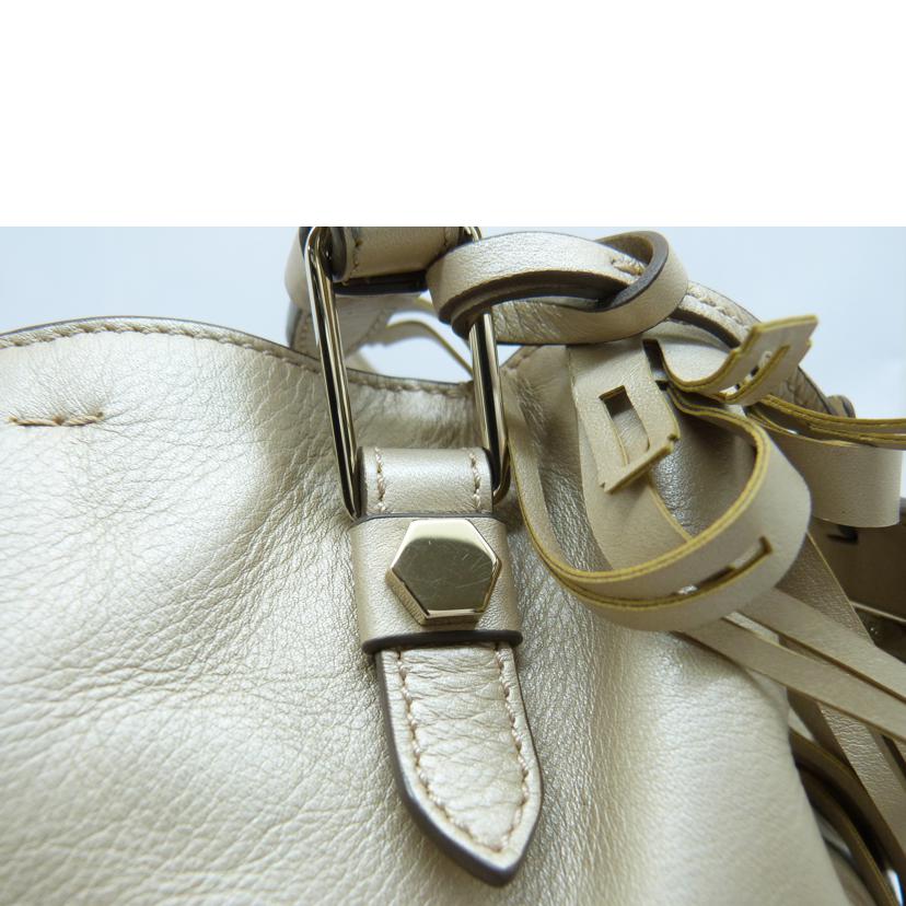 TOD'S トッズ/フリンジフラワーバッグ//ABランク/03