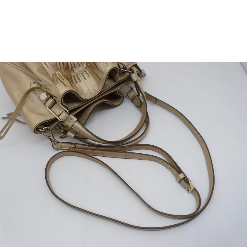 TOD'S トッズ/フリンジフラワーバッグ//ABランク/03