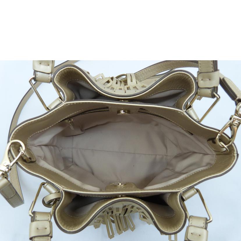 TOD'S トッズ/フリンジフラワーバッグ//ABランク/03