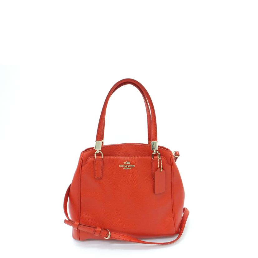 COACH COACH/クロスグレーン レザーミネッタ 2WAYハンドバッグ/F34663//B1592/ABランク/88