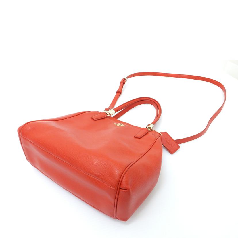 COACH COACH/クロスグレーン レザーミネッタ 2WAYハンドバッグ/F34663//B1592/ABランク/88