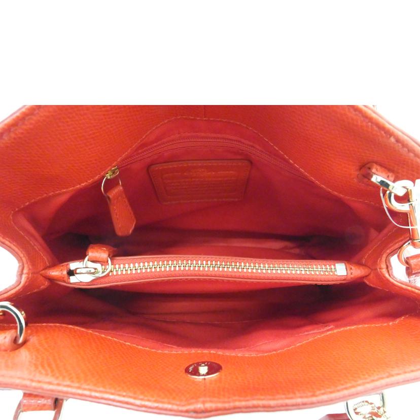 COACH COACH/クロスグレーン レザーミネッタ 2WAYハンドバッグ/F34663//B1592/ABランク/88