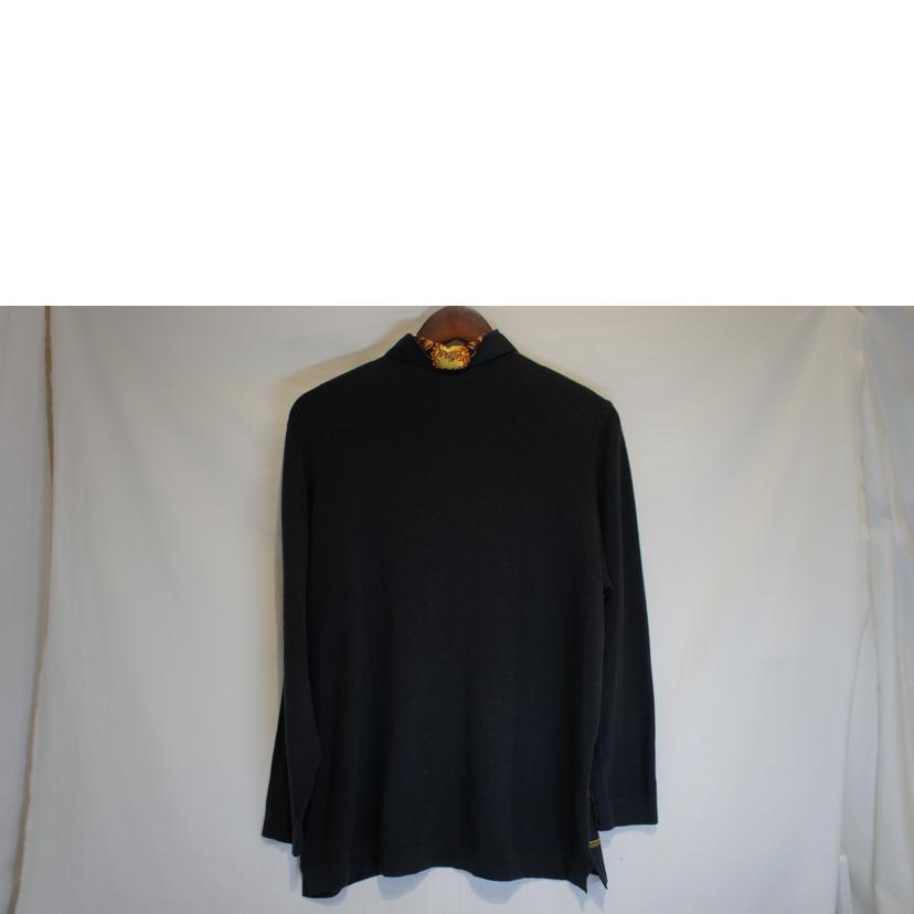 HERMES エルメス/シルクスカーフカシミヤニット切替シャツ//ABランク/92