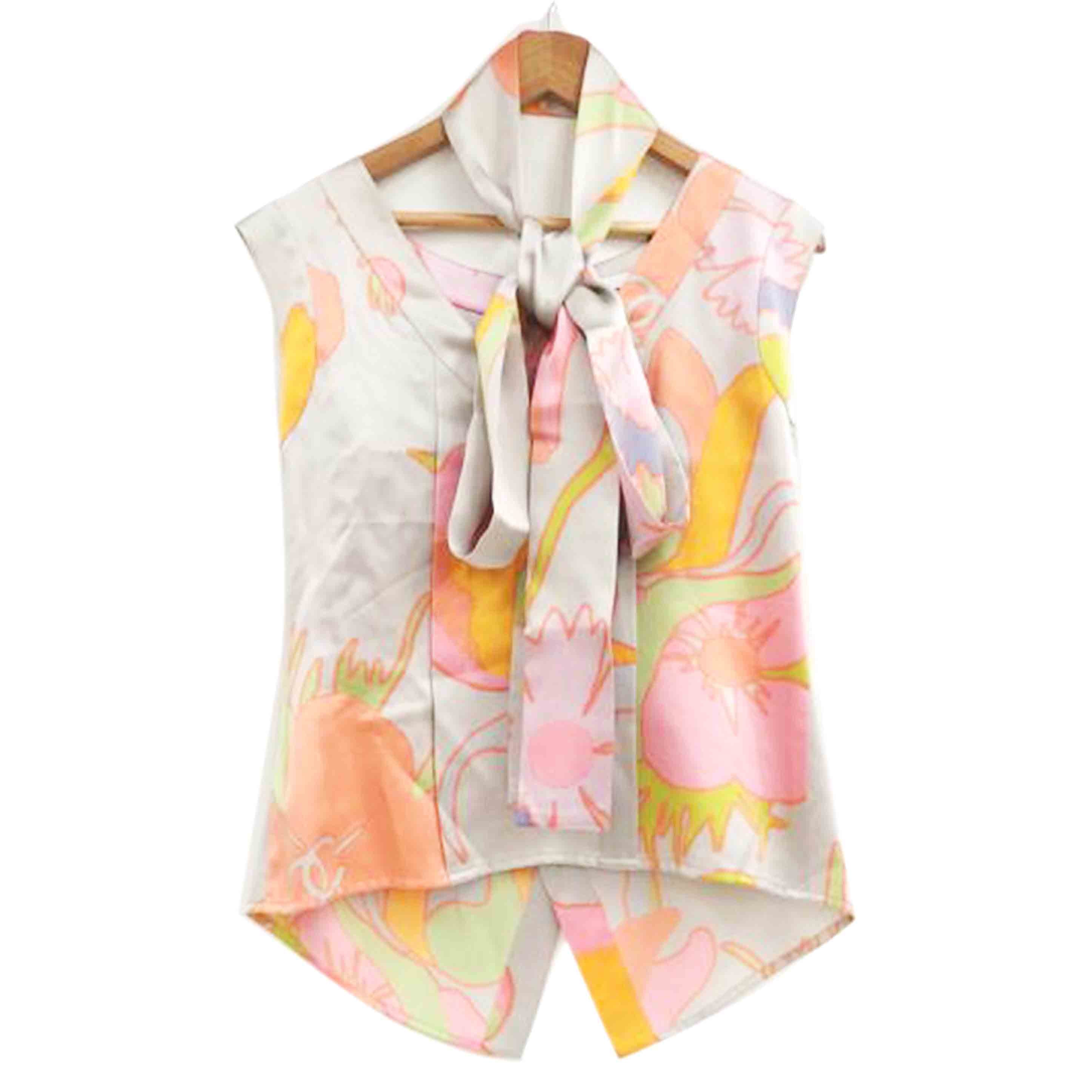 CHANEL シャネル/CHANEL リボンタイシャツ/P21192V12182//ABランク/82