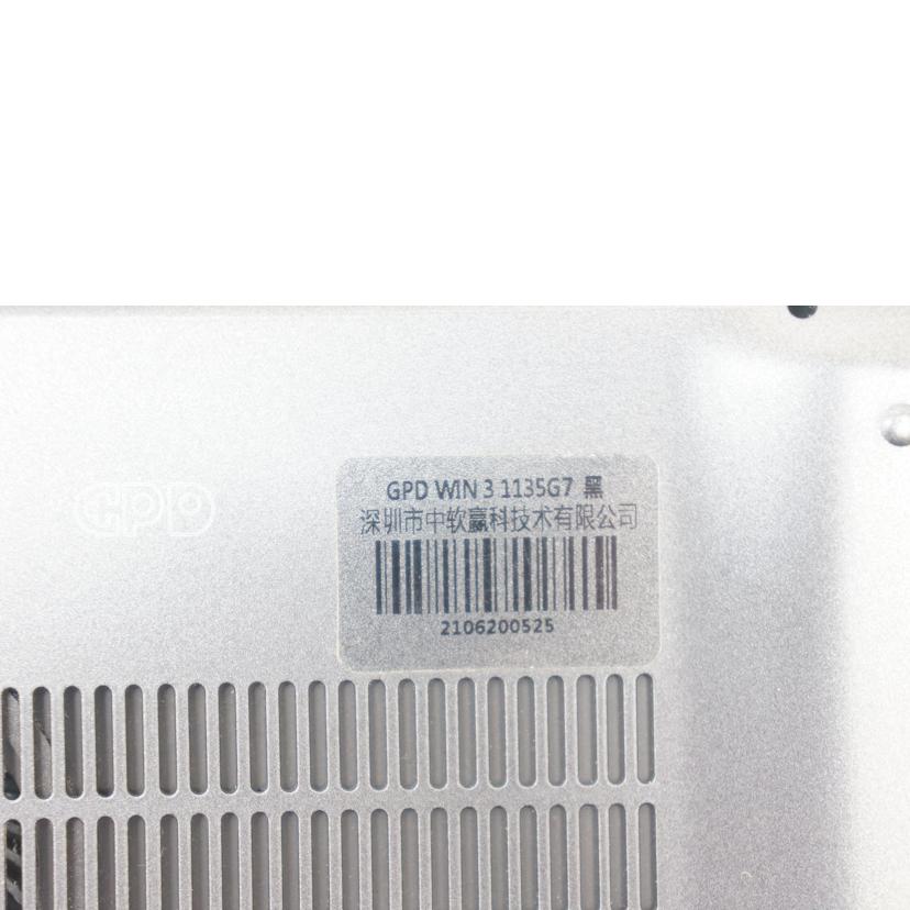 GPD ジーピーディー/ゲーミングパソコン/WIN3 1135G7//ABランク/09