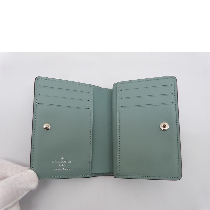 LOUIS VUITTON ルイ・ヴィトン/ポルトフォイユクレア/ヴェールラグーン/マヒナ/M80628//IC/SAランク/03