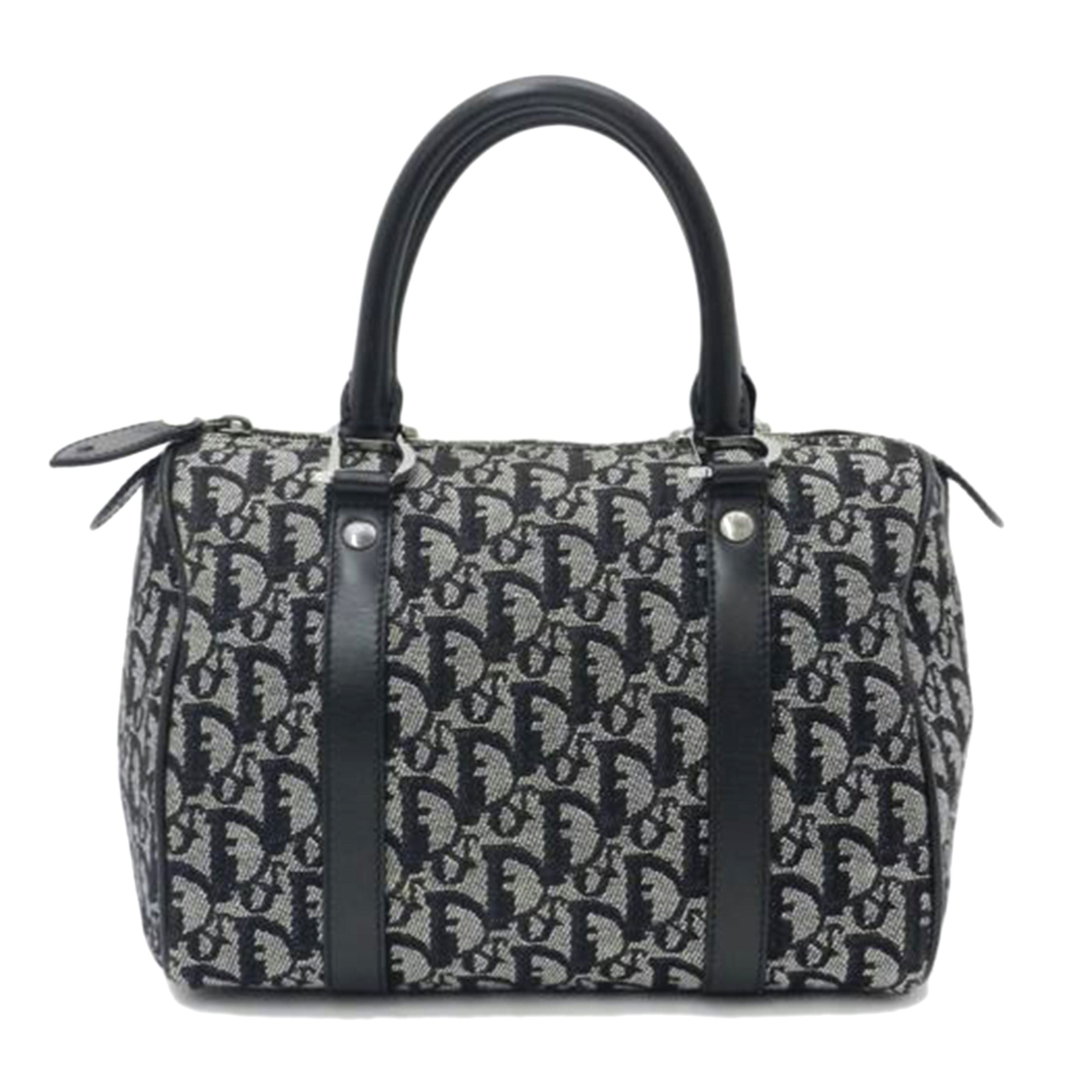 ChristianDior クリスチャンディオール/トロッターミニボストン/ブラック//BO0015/ABランク/69