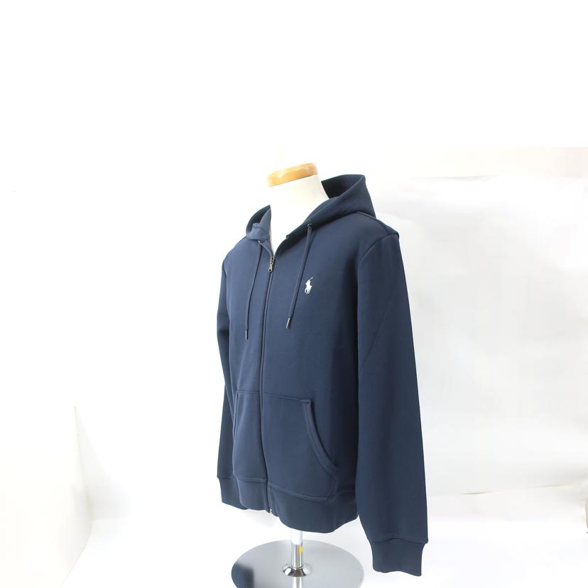 POLO RALPH LAUREN ポロ ラルフローレン/ダブルニット フルジップフーディ パーカー ネイビー 紺/MNPOKNI1680227//SAランク/65