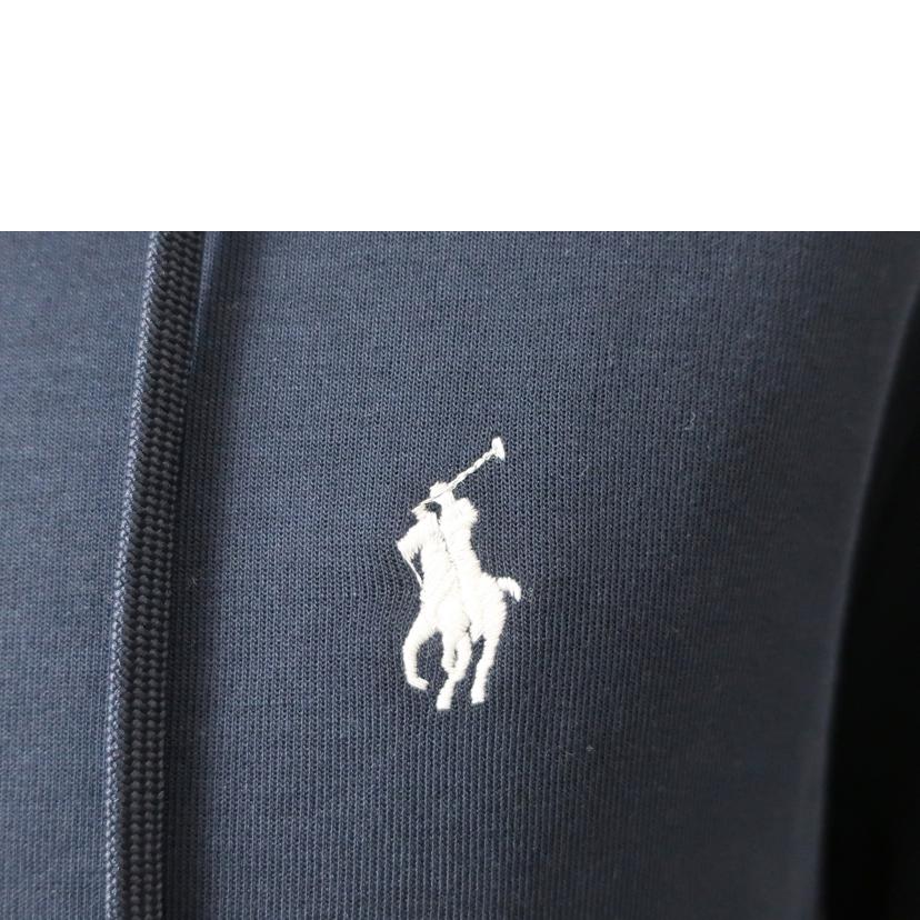 POLO RALPH LAUREN ポロ ラルフローレン/ダブルニット フルジップフーディ パーカー ネイビー 紺/MNPOKNI1680227//SAランク/65