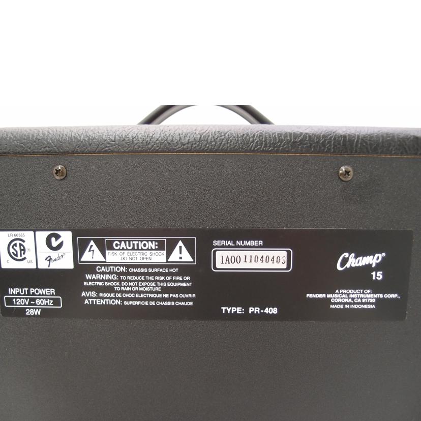 Squier スクワイヤー/ギターアンプ/CHAMP 15//IA001104040/ABランク/69