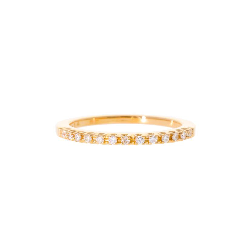 / K18ダイヤリング 0.14ct//Aランク/75