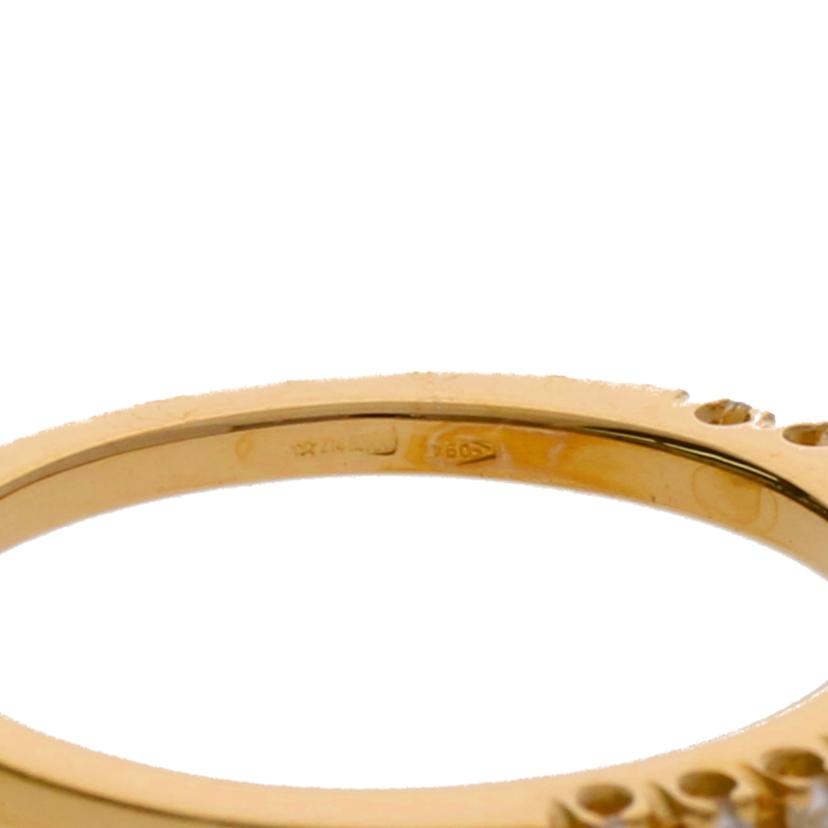 / K18ダイヤリング 0.14ct//Aランク/75