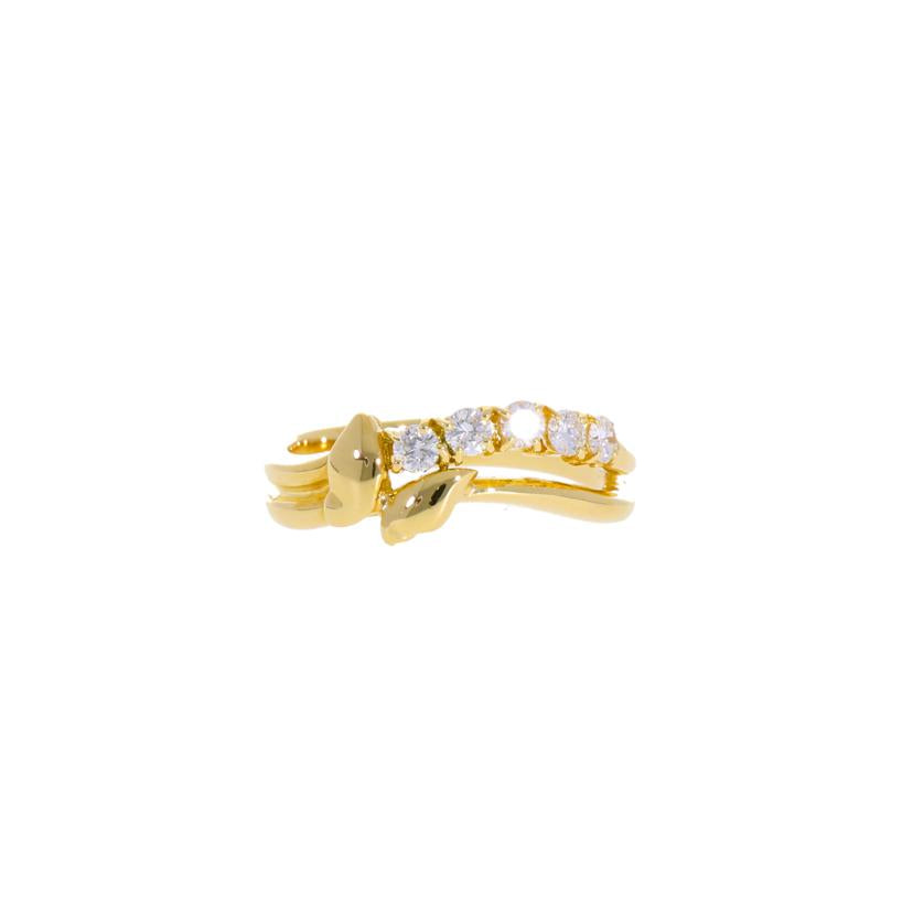 / K18ダイヤリング 0.23ct//Aランク/75