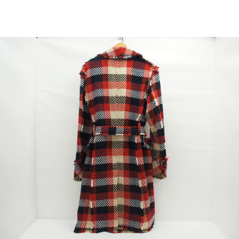 T.M.T ティーエムティー/ORIGINAL WOOL PLAID SHAWL COLLAR COAT/TJK-F2109//Sランク/05