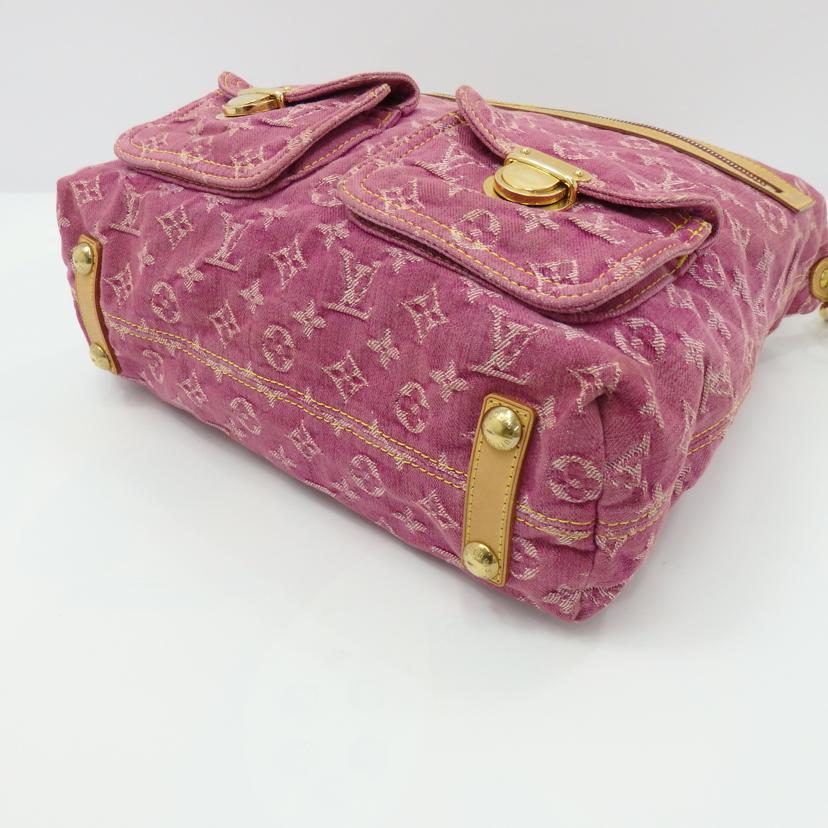 LV ルイヴィトン/バギーGM/モノグラム・デニム/フーシャ/M95210//FL0***/Bランク/77