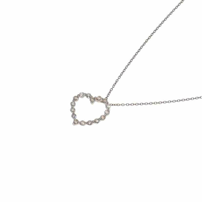 / K18WGダイヤネックレス 0.50ct//Aランク/75