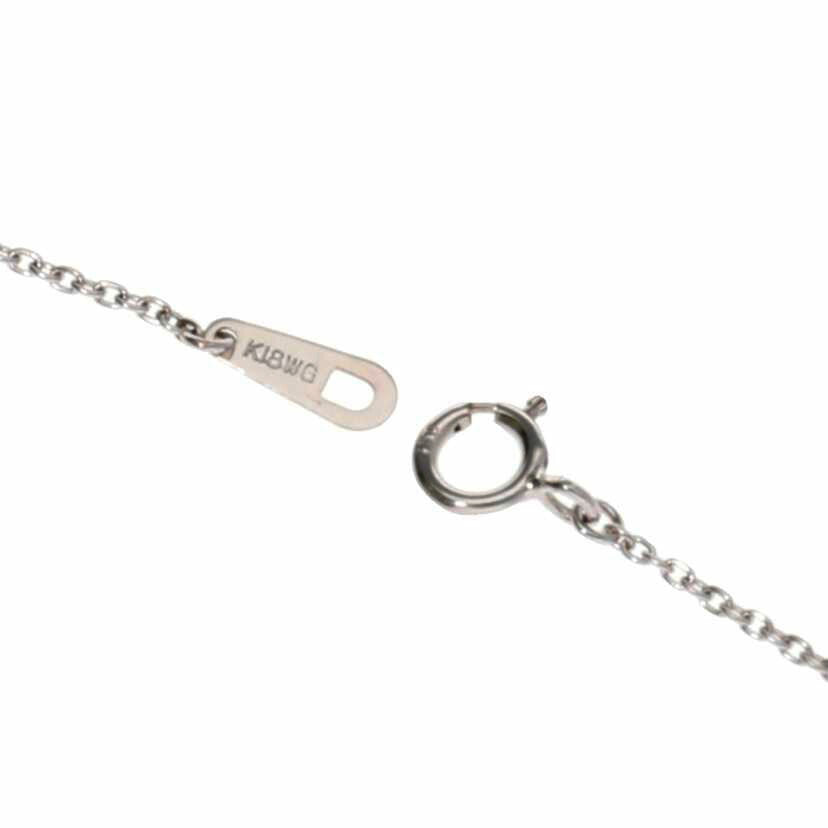 / K18WGダイヤネックレス 0.50ct//Aランク/75