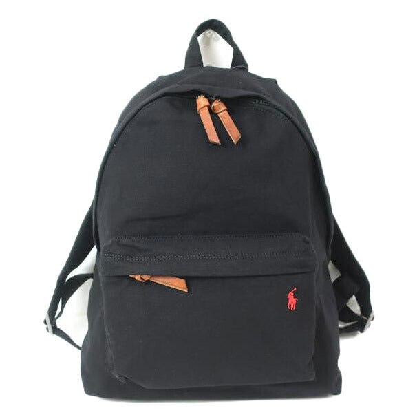RALPH LAUREN ラルフローレン/キャンバス バックパック リュック ブラック/MAPOBGS01320076//SAランク/65