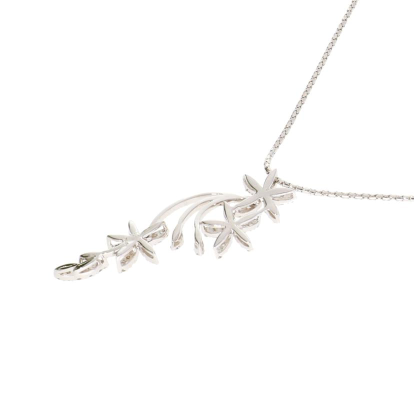 / ◎K18WGダイヤネックレス 1.00ct//Aランク/75