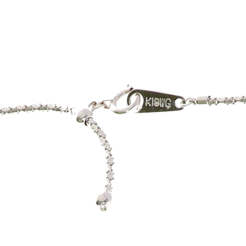 / ◎K18WGダイヤネックレス 1.00ct//Aランク/75