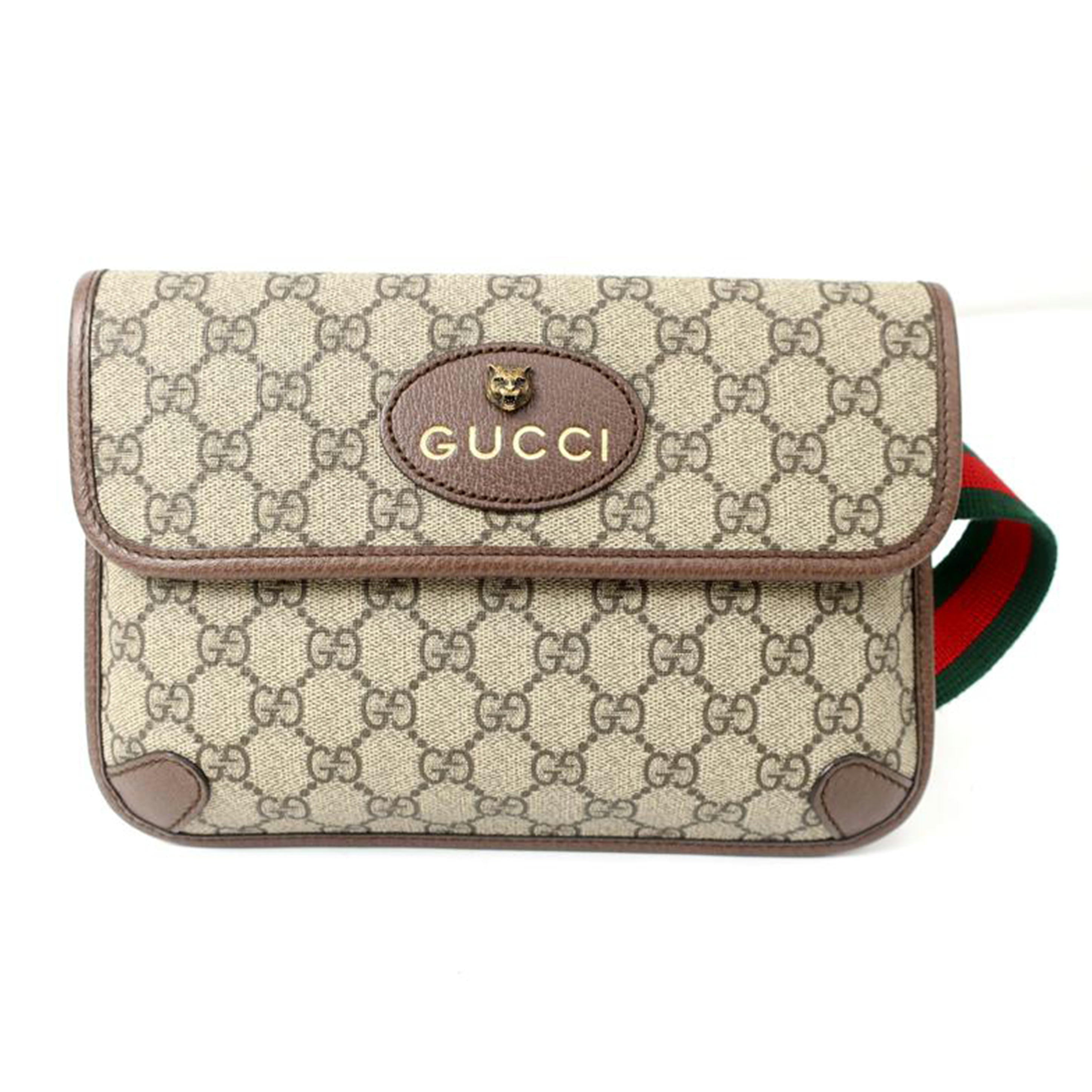 GUCCI グッチ/GGスプリーム ベルトバッグ ボディバッグ 斜め掛けバッグ ウエストポーチ/493930//Aランク/65