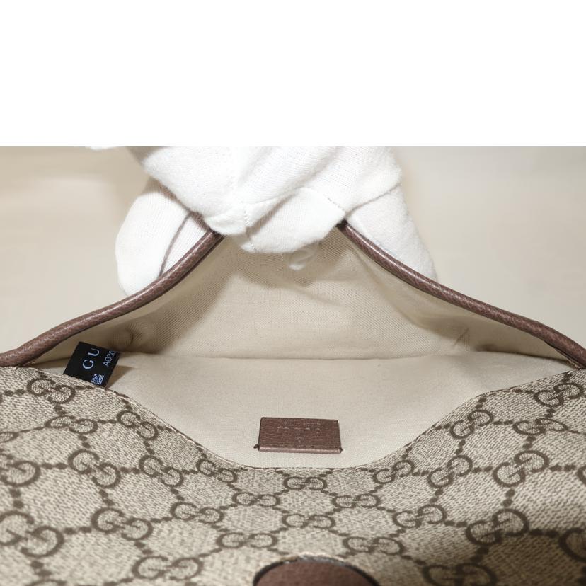 GUCCI グッチ/GGスプリーム ベルトバッグ ボディバッグ 斜め掛けバッグ ウエストポーチ/493930//Aランク/65
