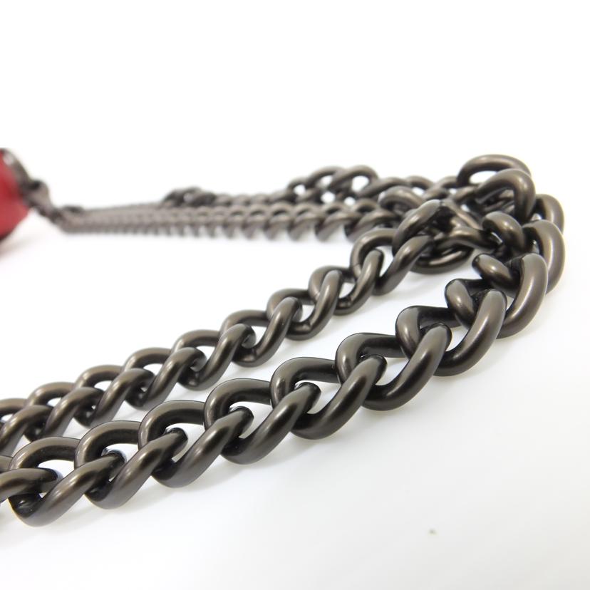 COACH コーチ/シグネチャー×レッド/チェーンハンドバッグ/76046//E1992/Bランク/88